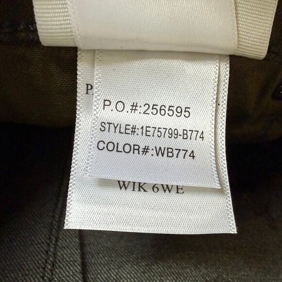 NWT NEW PAIGE Claudine Mystical Green Coated High Waist Jeans Size 29 - Picture 7 of 8